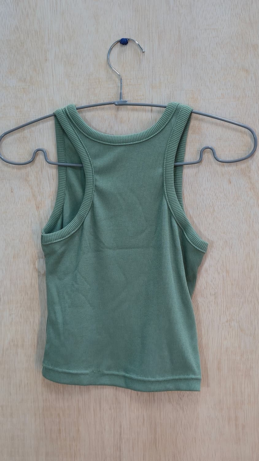 Lesmetins 슬리브리스 탑 그린 탑  상품이미지10