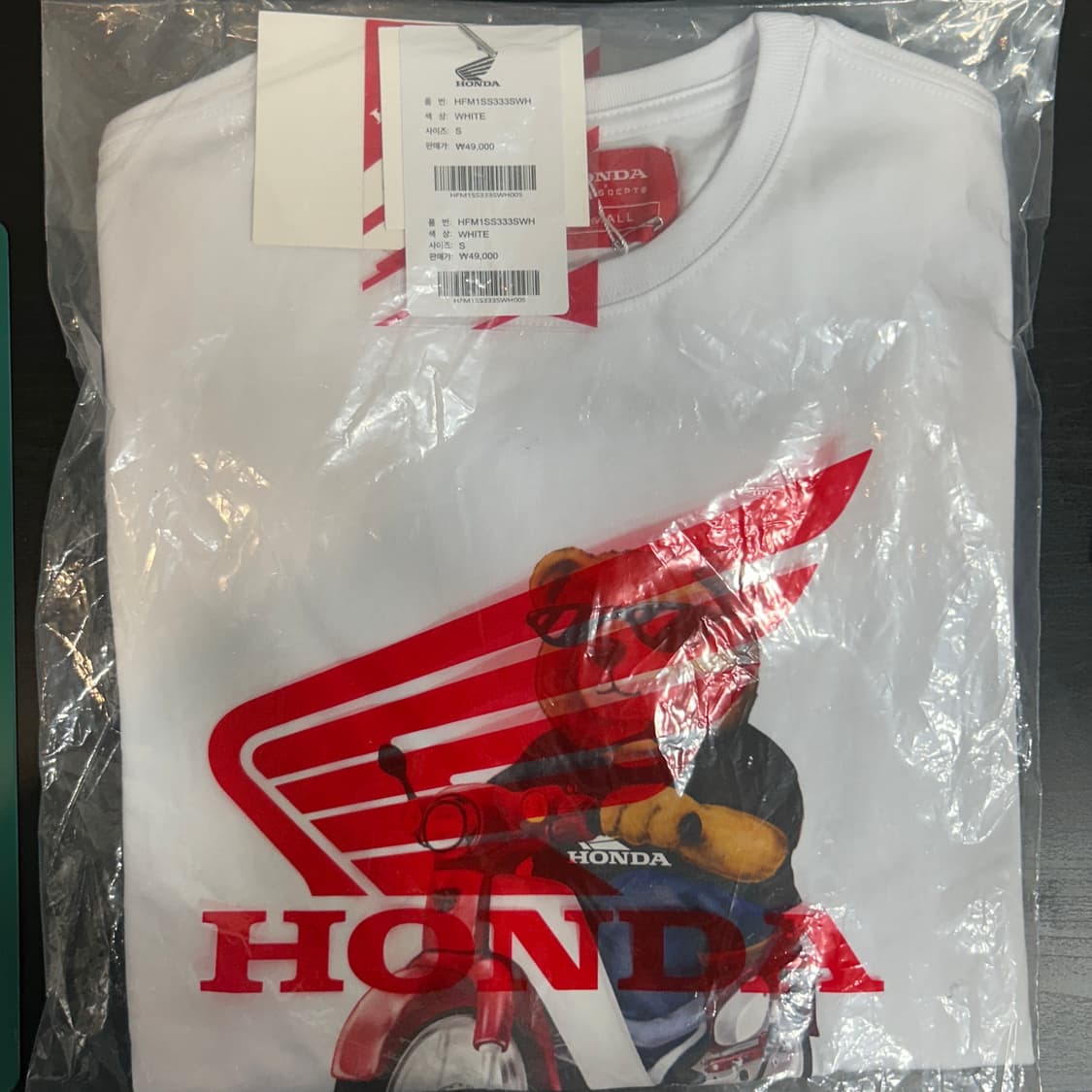 혼다 티셔츠 새상품 상품이미지2