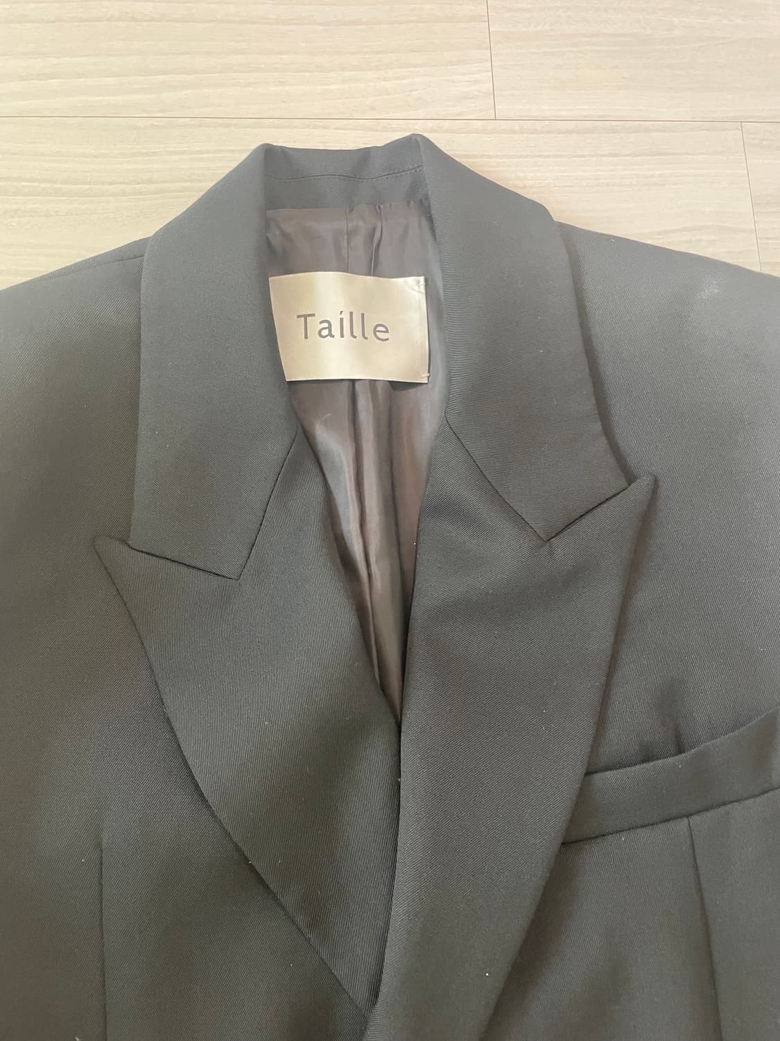 [타일레]  투 블레이저 자켓 black 상품이미지3