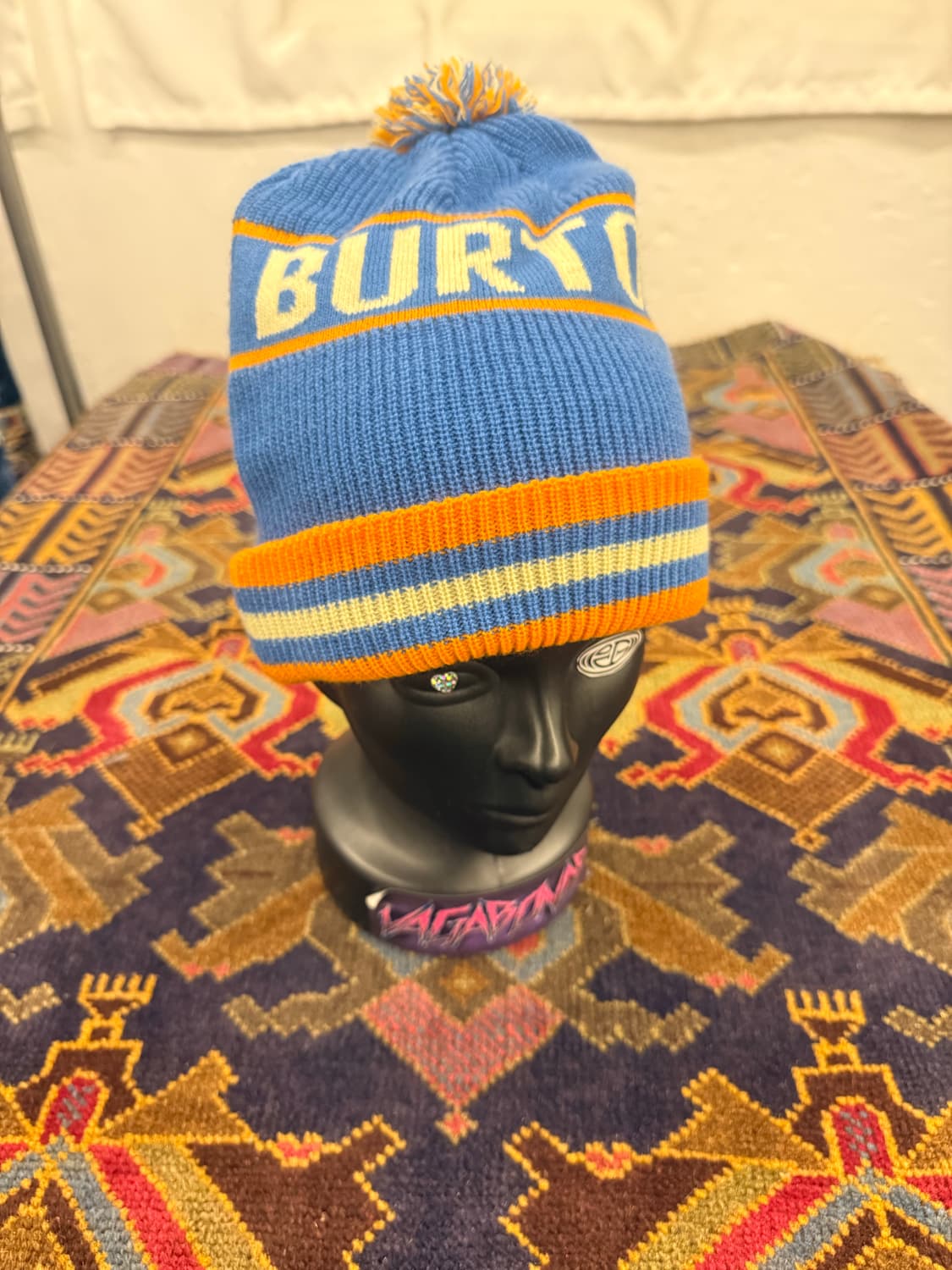 버튼 폼폼 비니 상품이미지5