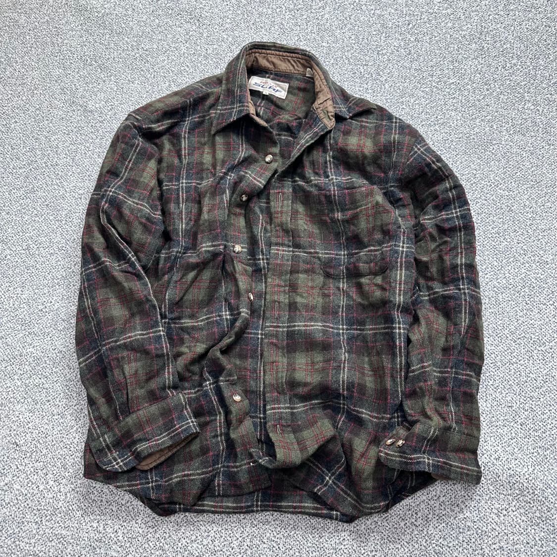 힐룩스서프 체크 남방 상품이미지1