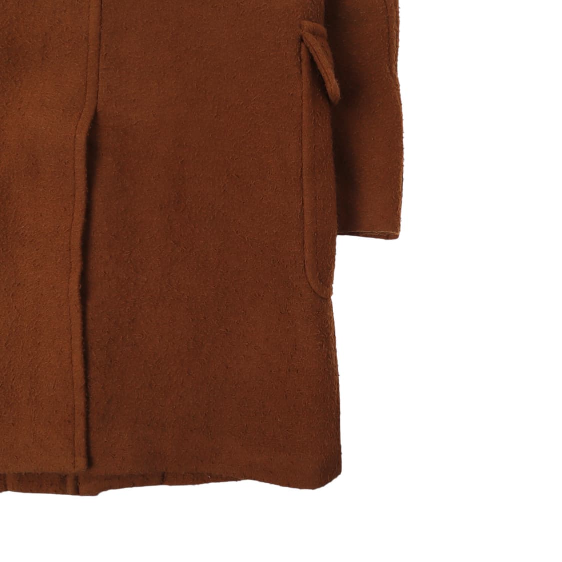 우영미 브라운 울 라펠 카라 싱글 코트 상품이미지7