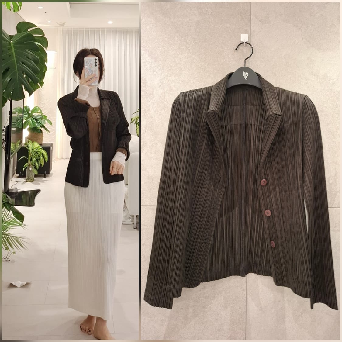 플리츠플리즈 시커 베이직 가디건자켓3 이세이미야케 상품이미지2