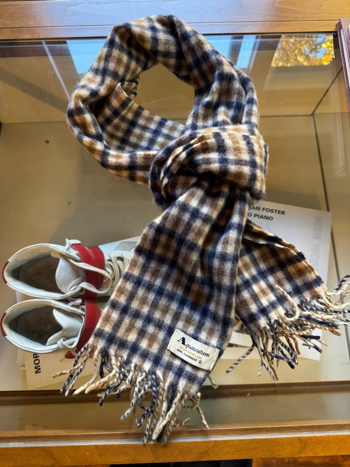 아쿠아스큐텀 캐시미어 머플러  상품이미지1