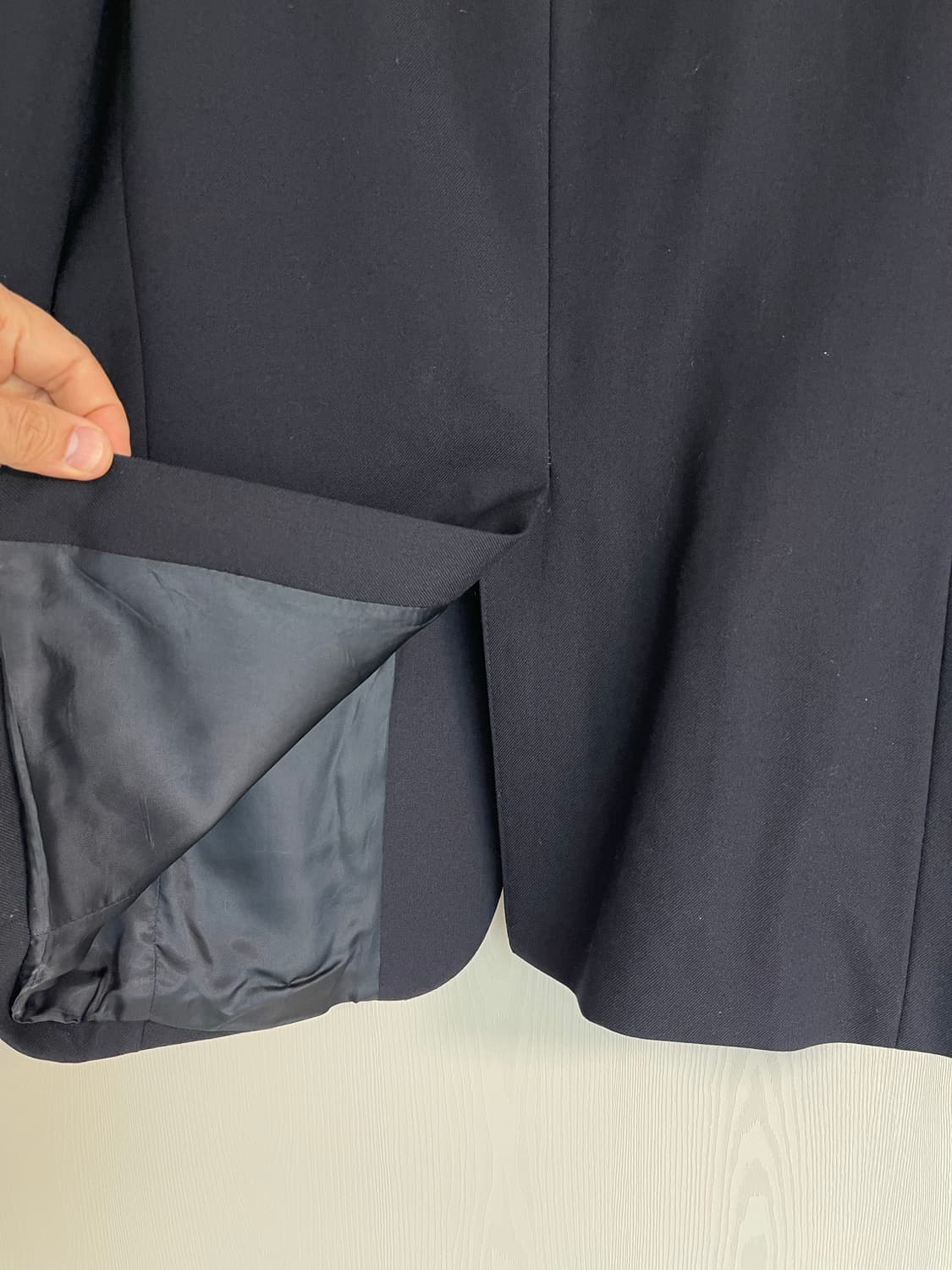 버버리 런던 영국판 네이비 금장 투버튼 블레이저100 상품이미지5