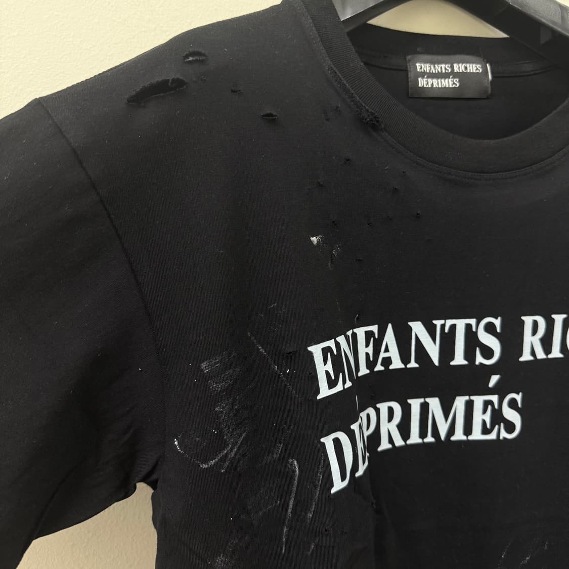 빈티지 디스트로이드 더티워싱 셔츠  상품이미지3