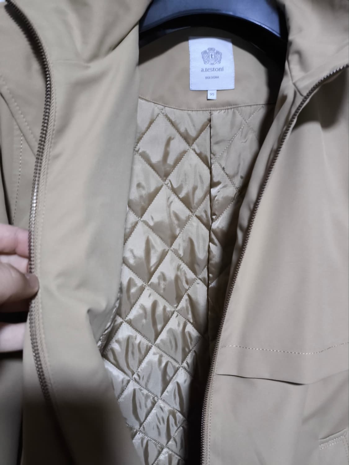 95 아테스토니 누빔 트렌치코트 벨티드 상품이미지6