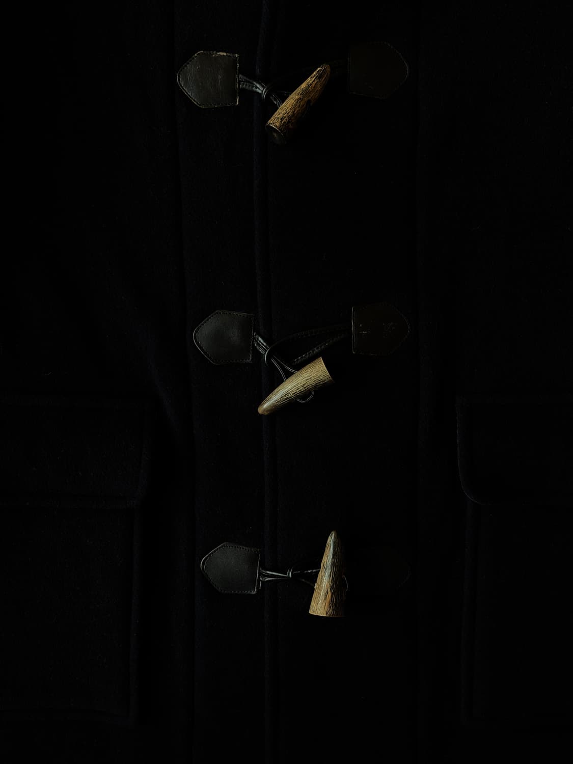 JAPAN 울·큐프라 후드 더플코트 상품이미지9