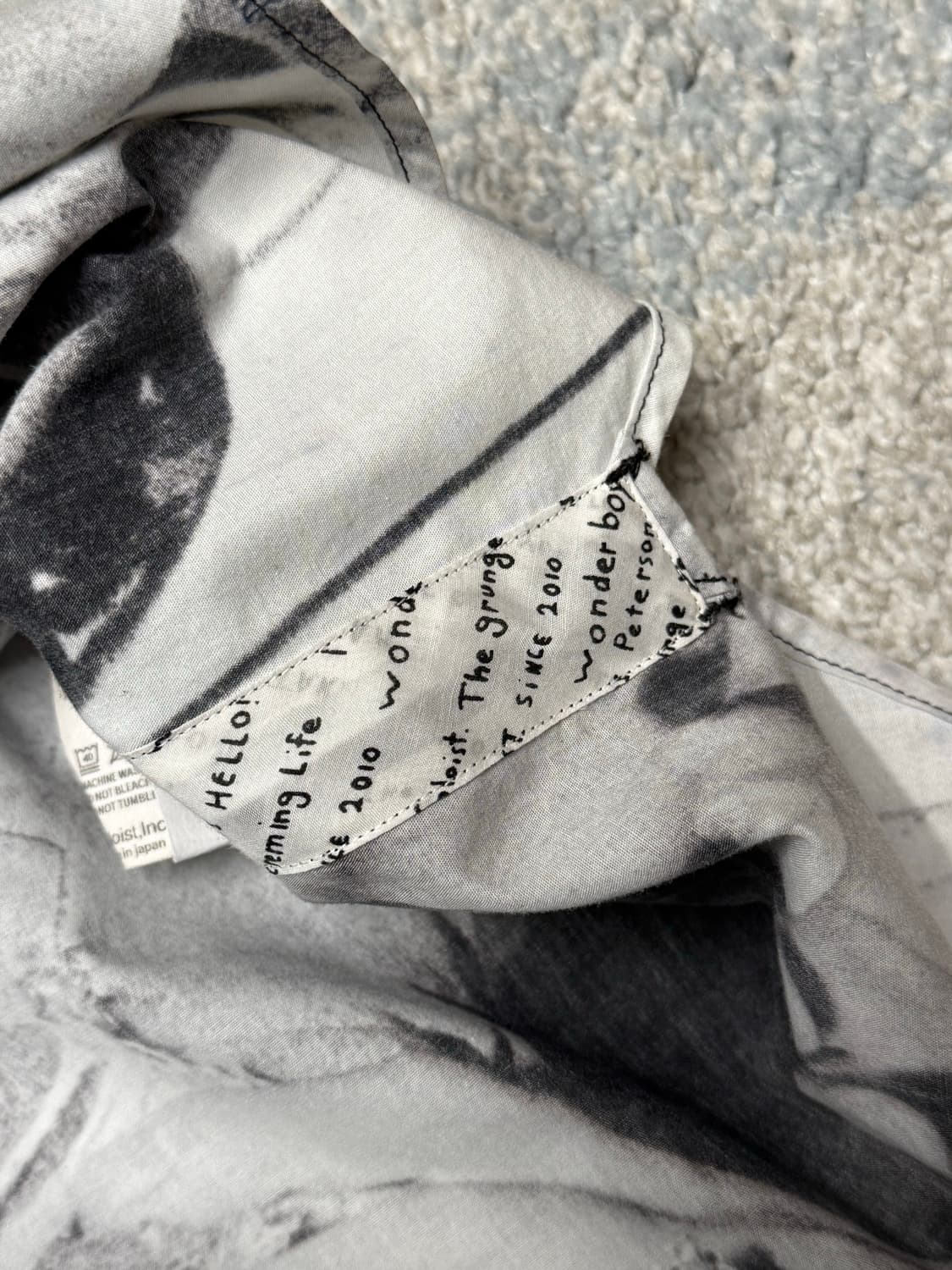 솔로이스트 커트코베인 셔츠 SS19  상품이미지5