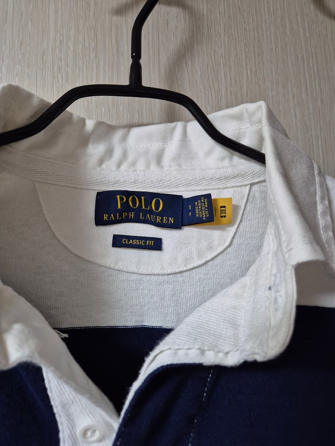 (정품) 폴로 랄프로렌 스트라이프 럭비 셔츠 긴팔 S 단가라 럭비티 상품이미지7