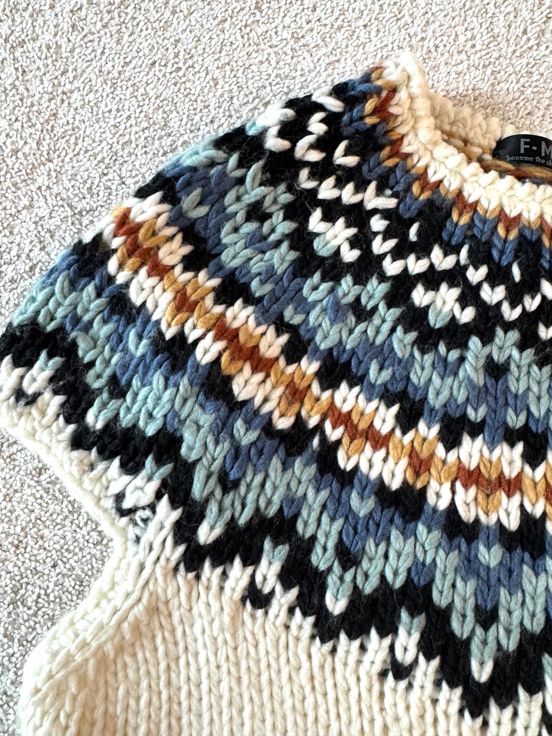 Nordic sweater (M) 상품이미지3