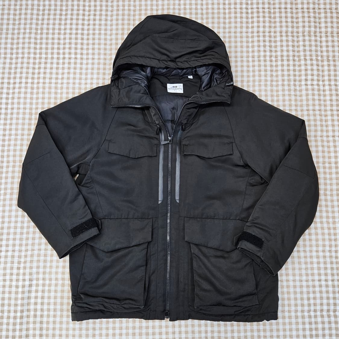 유니클로 오리털 오버핏 패딩 남자100~105 상품이미지2