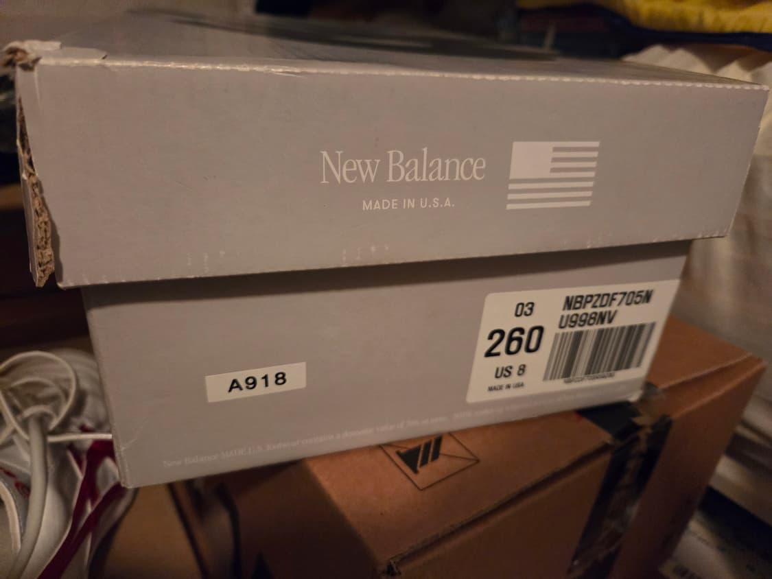 뉴발란스 made in usa 998 네이비 260 상품이미지8