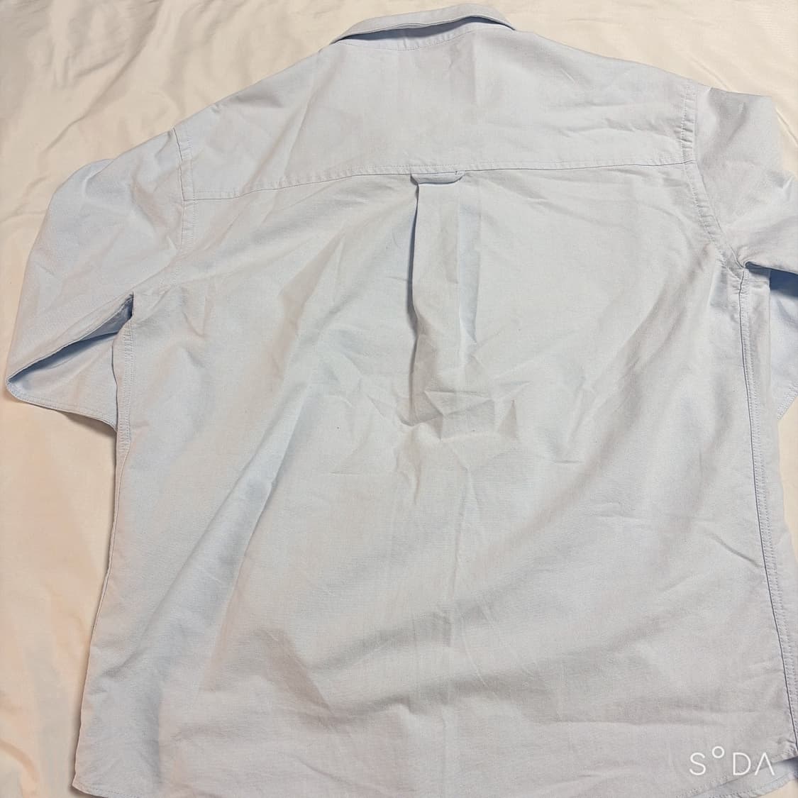 아미 빅로고 셔츠 스카이블루 상품이미지2