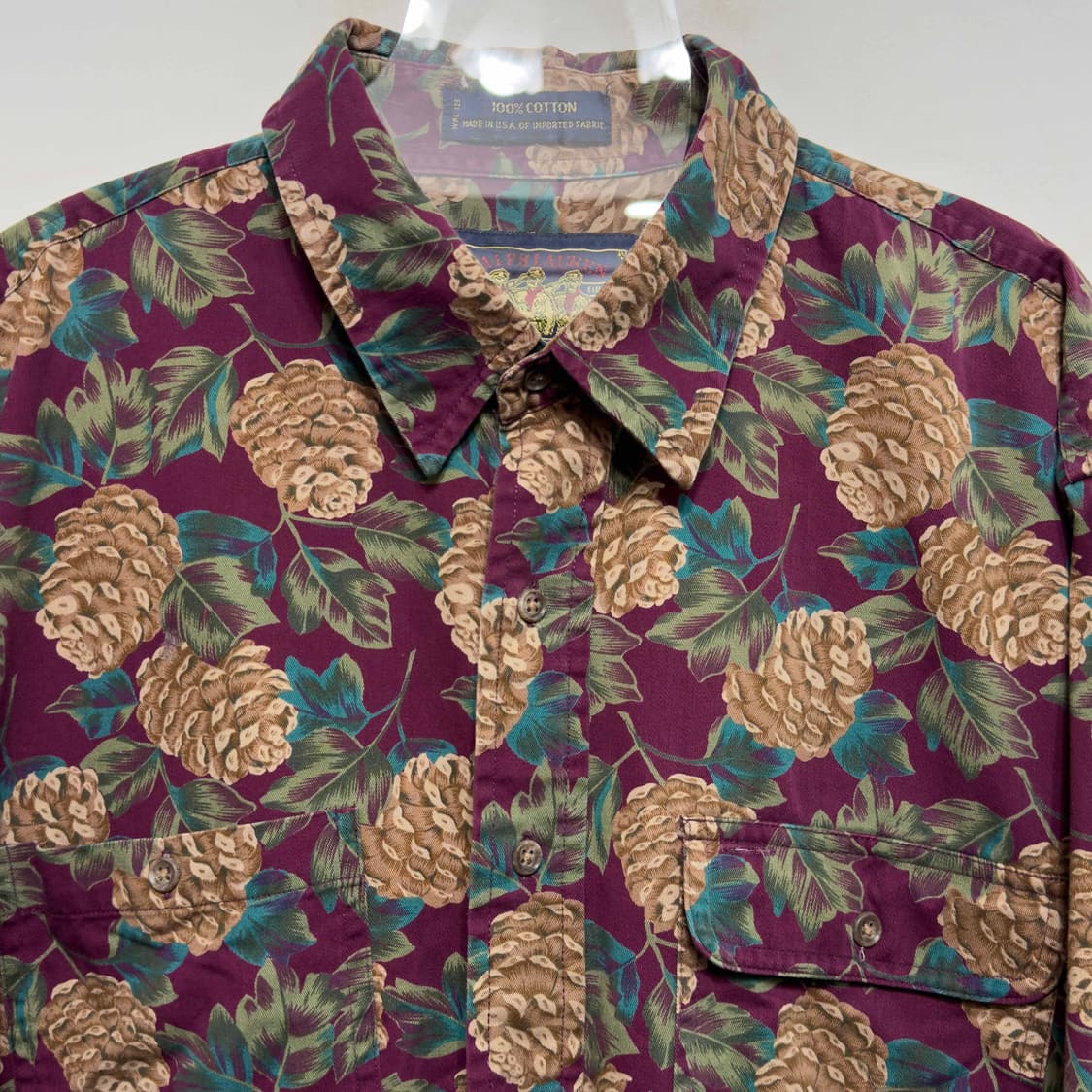 80s 찹스 랄프로렌 하와이안 셔츠 USA 상품이미지2