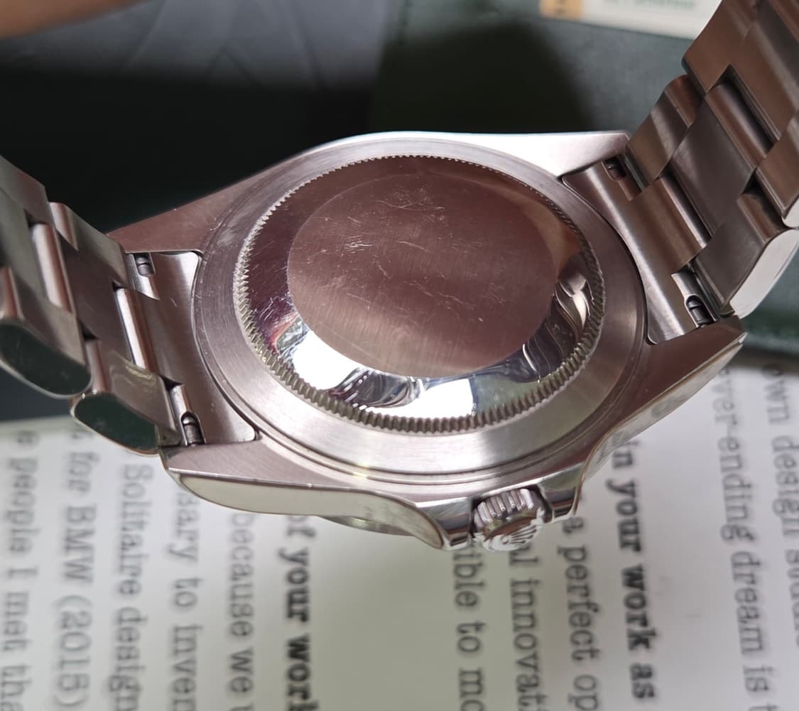 롤렉스 익스플로러2 Ref.16570 블랙다이얼 벤츠 핸즈 오토매틱  상품이미지7