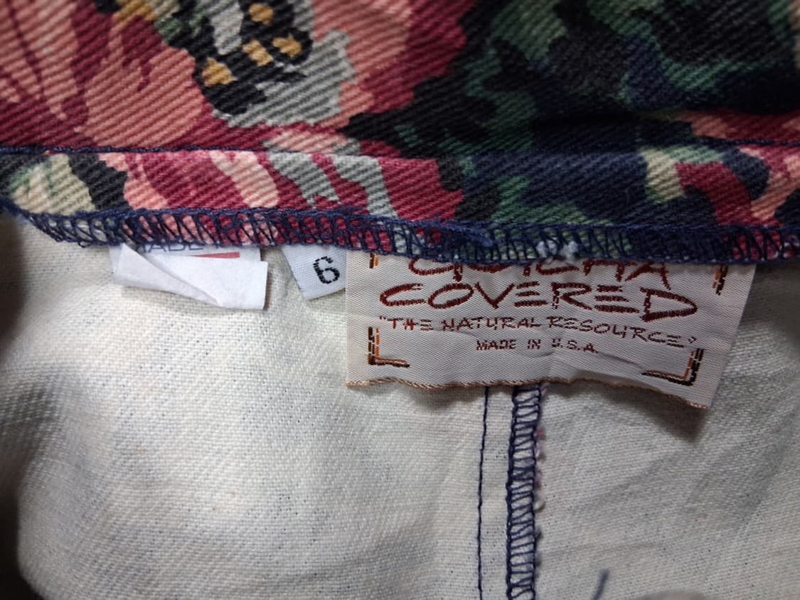 USA GOTCHA COVERED 플로럴데님롱스커트 플로랄 허리27 
원 상품이미지8