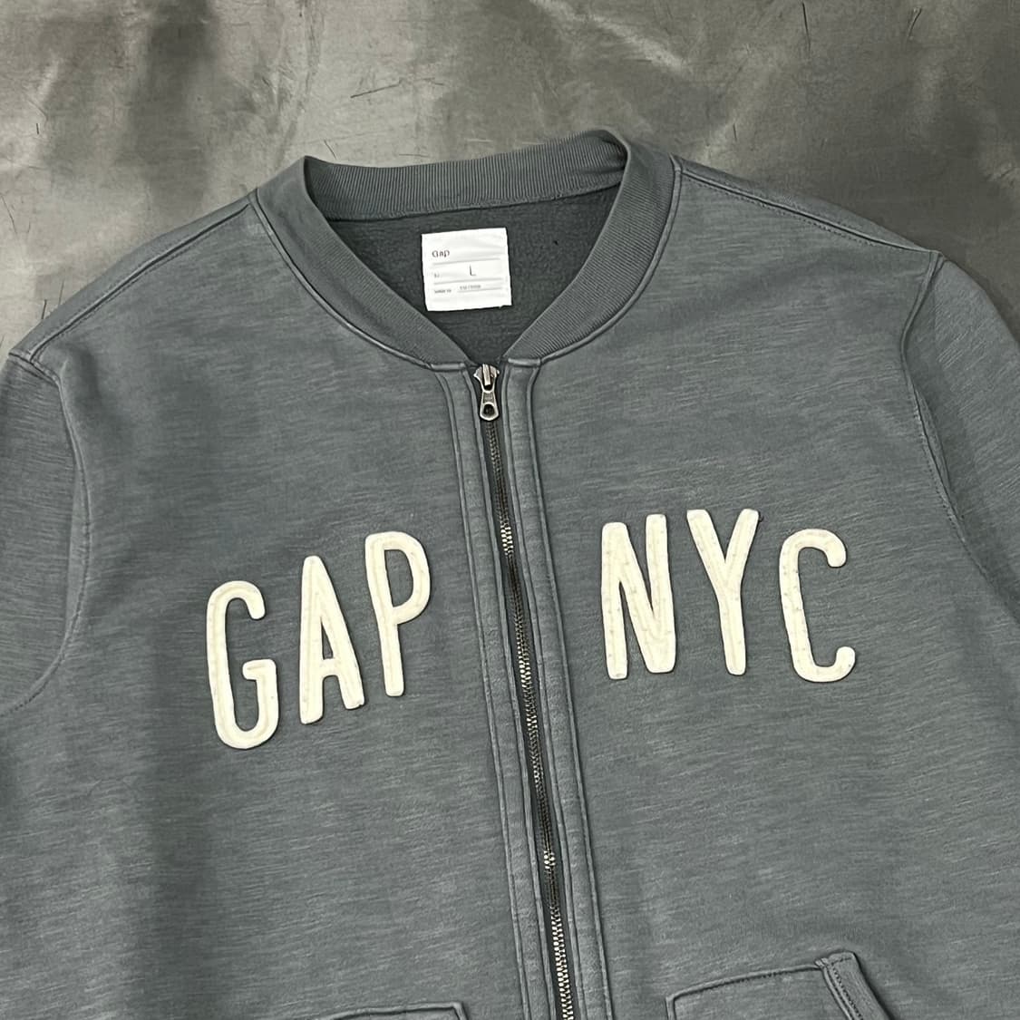  갭 로고 패치 집업 자켓 y15152 상품이미지3