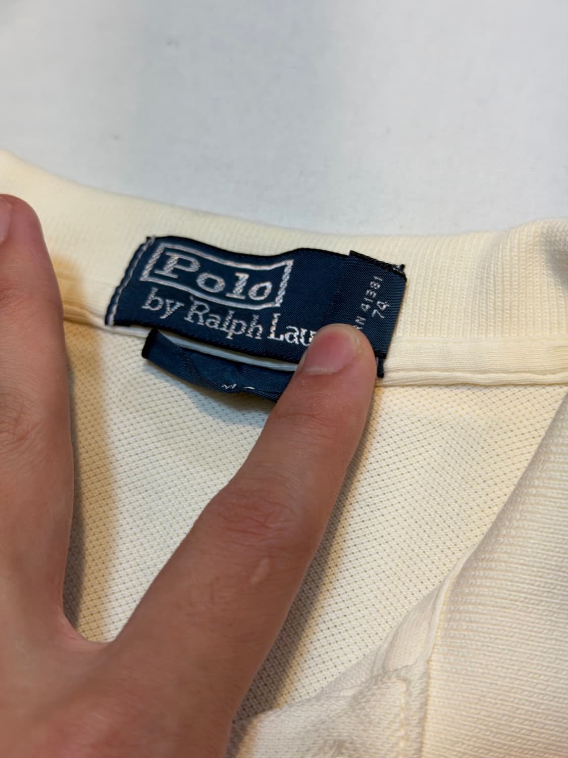 폴로 랄프로렌 빅포니 브라운포니 카라티 아이보리 상품이미지3