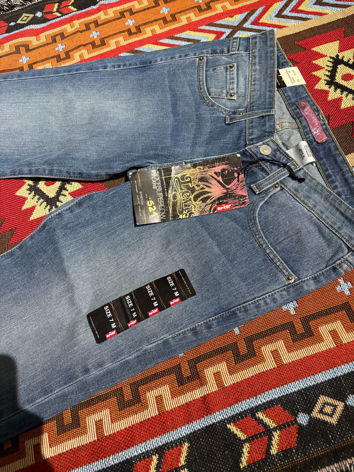 리바이스 수퍼로우 부츠컷 데님팬츠 새상품 상품이미지3