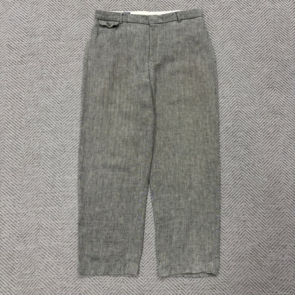 폴로바이랄프로렌 헤링본 린넨코튼 팬츠 v1447 상품이미지1