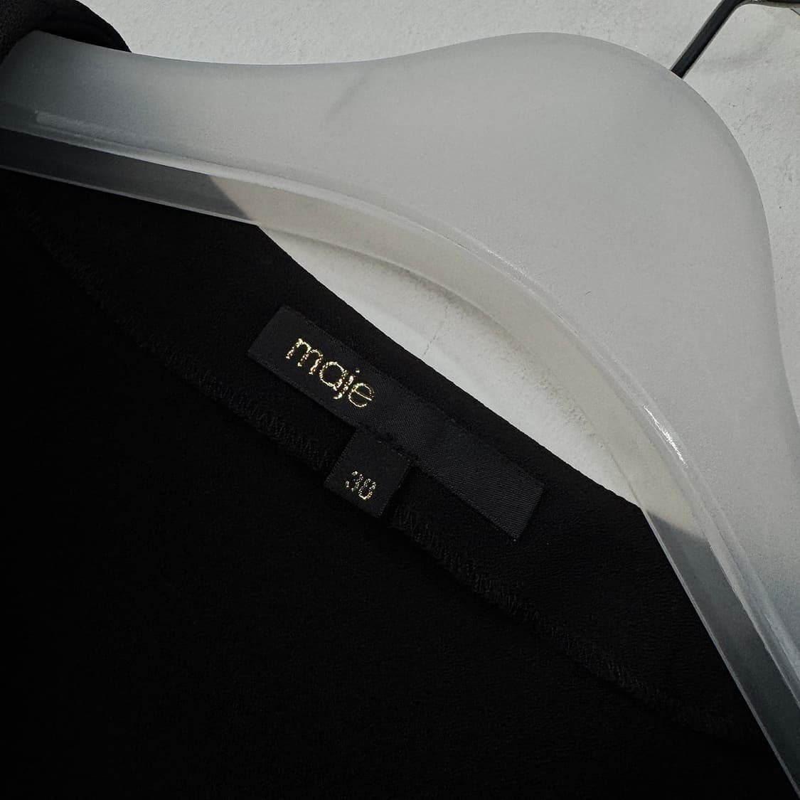 마쥬 maje 페이즐리 비즈 셔링 랩 드레스 상품이미지4