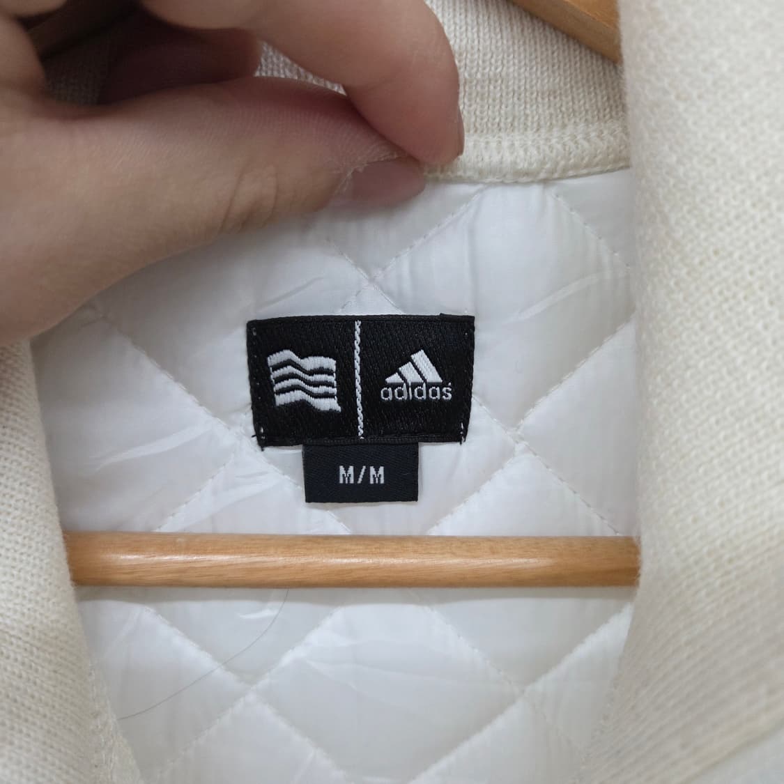 아디다스 니트 집업 조끼 여m 상품이미지5