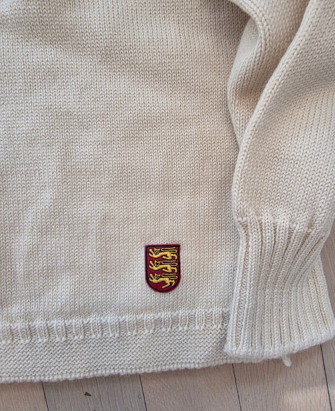 건지울른스 100% 퓨어울(양모) 스웨터105 상품이미지4