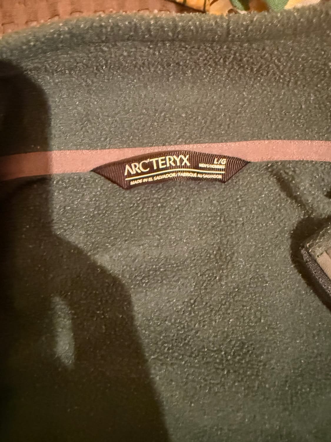 아크테릭스 후리스 집업 그린 L 상품이미지2