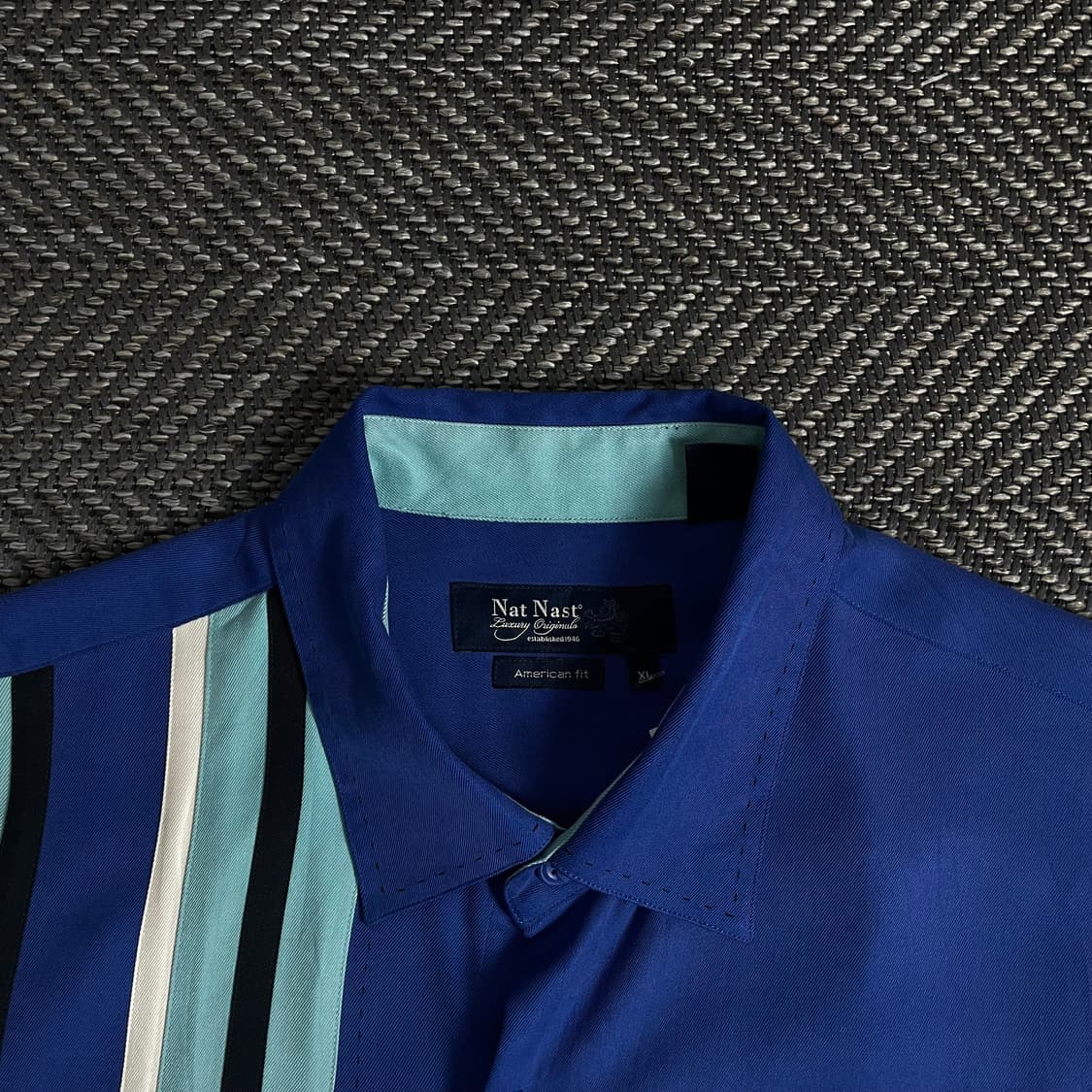 USA 빈티지 박시핏 쿠바 반팔 셔츠o 3329 상품이미지5