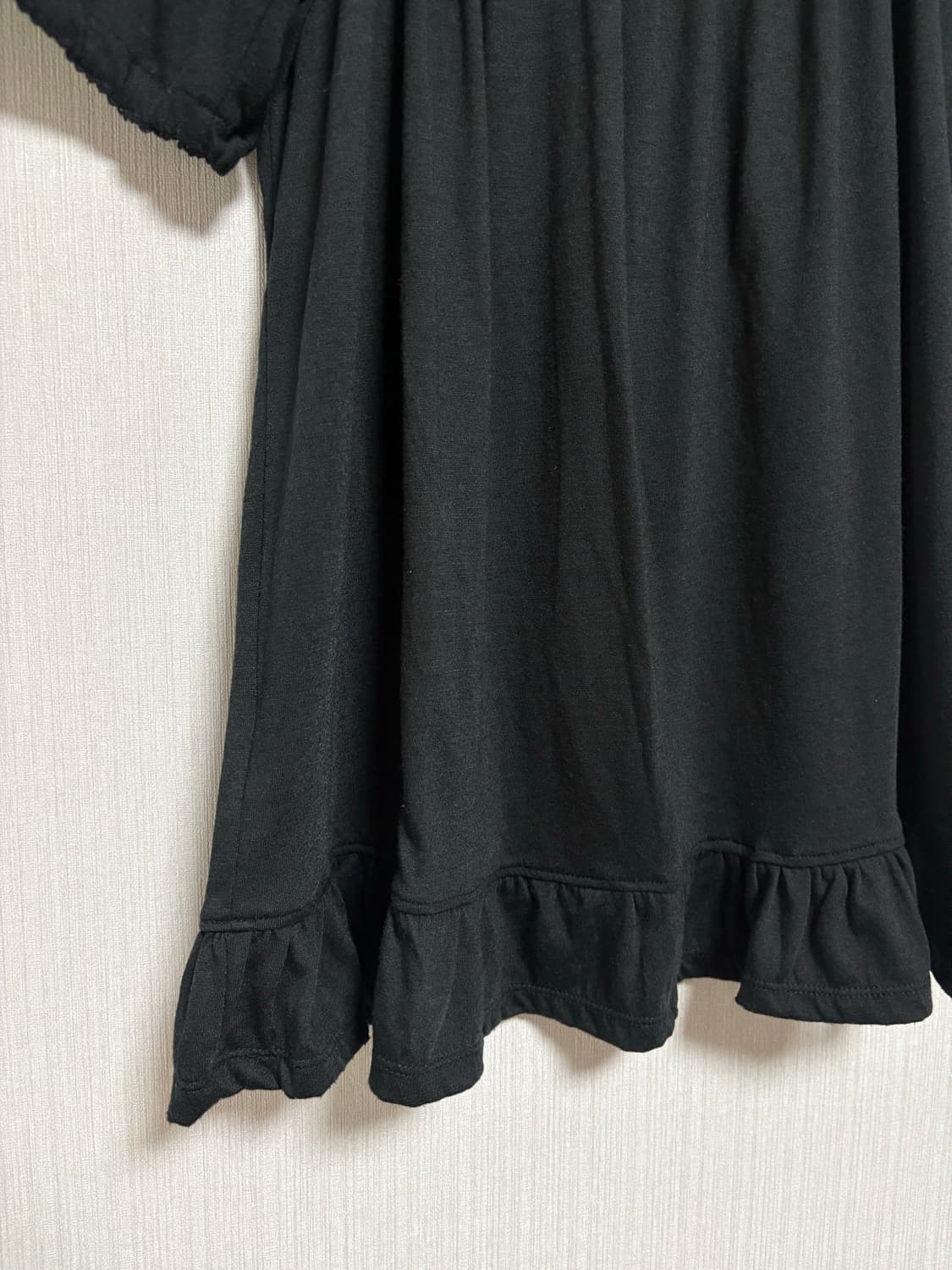 블랙 레이스 리본 블라우스 상품이미지10