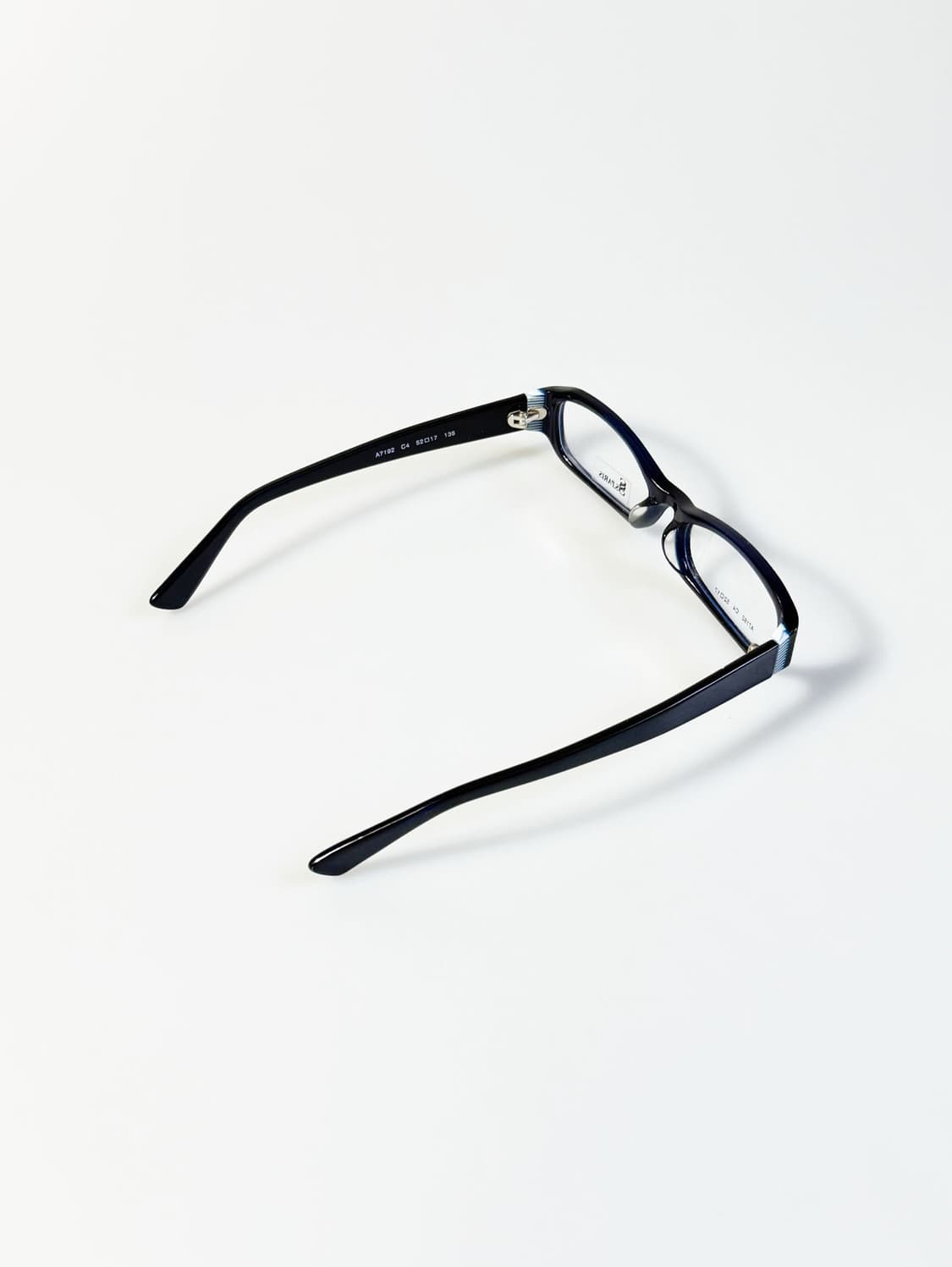 SS.PARIS 네이비 블랙 뿔테 스퀘어 프레임 빈티지 안경 상품이미지4