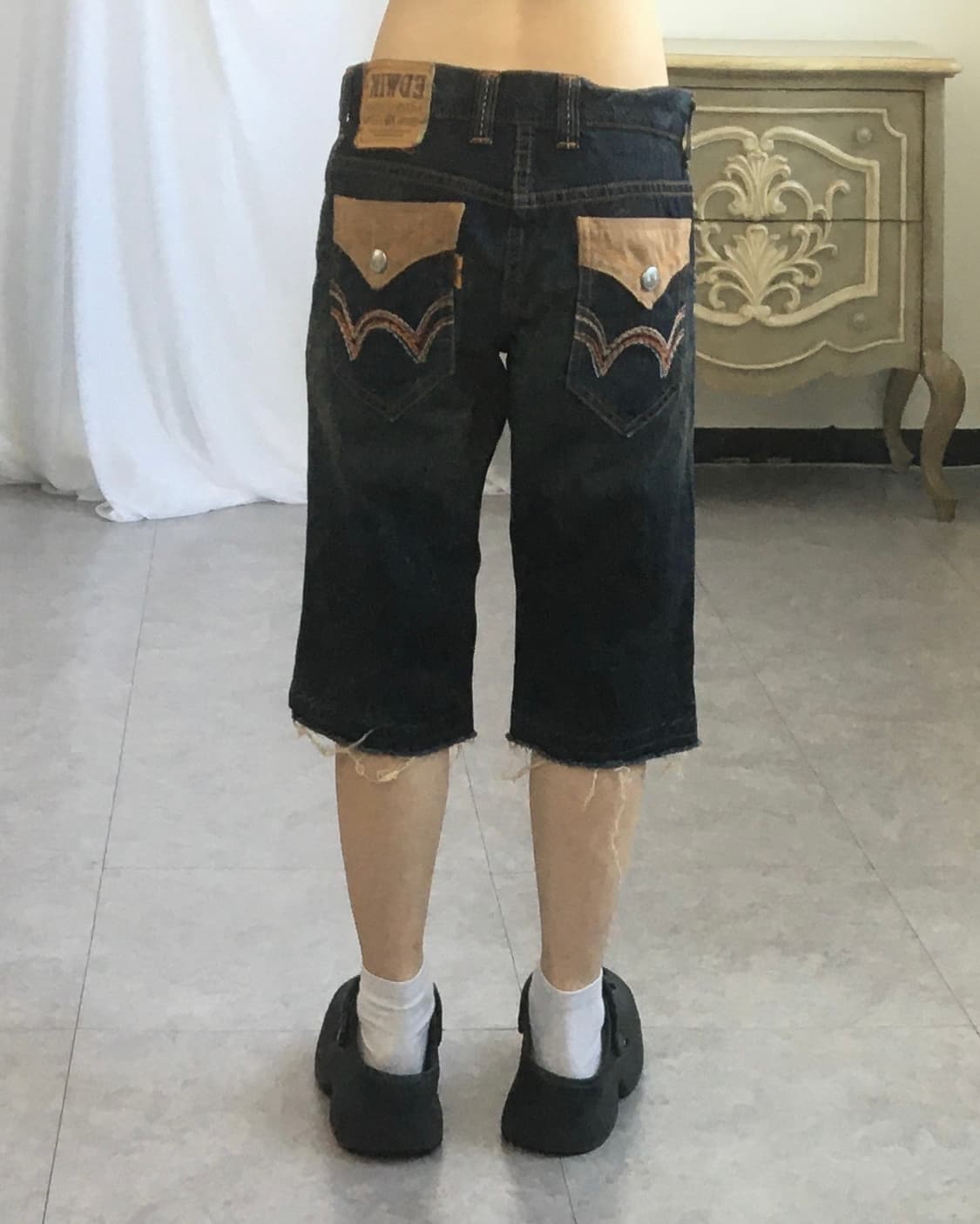 Edwin half denim pants 상품이미지5