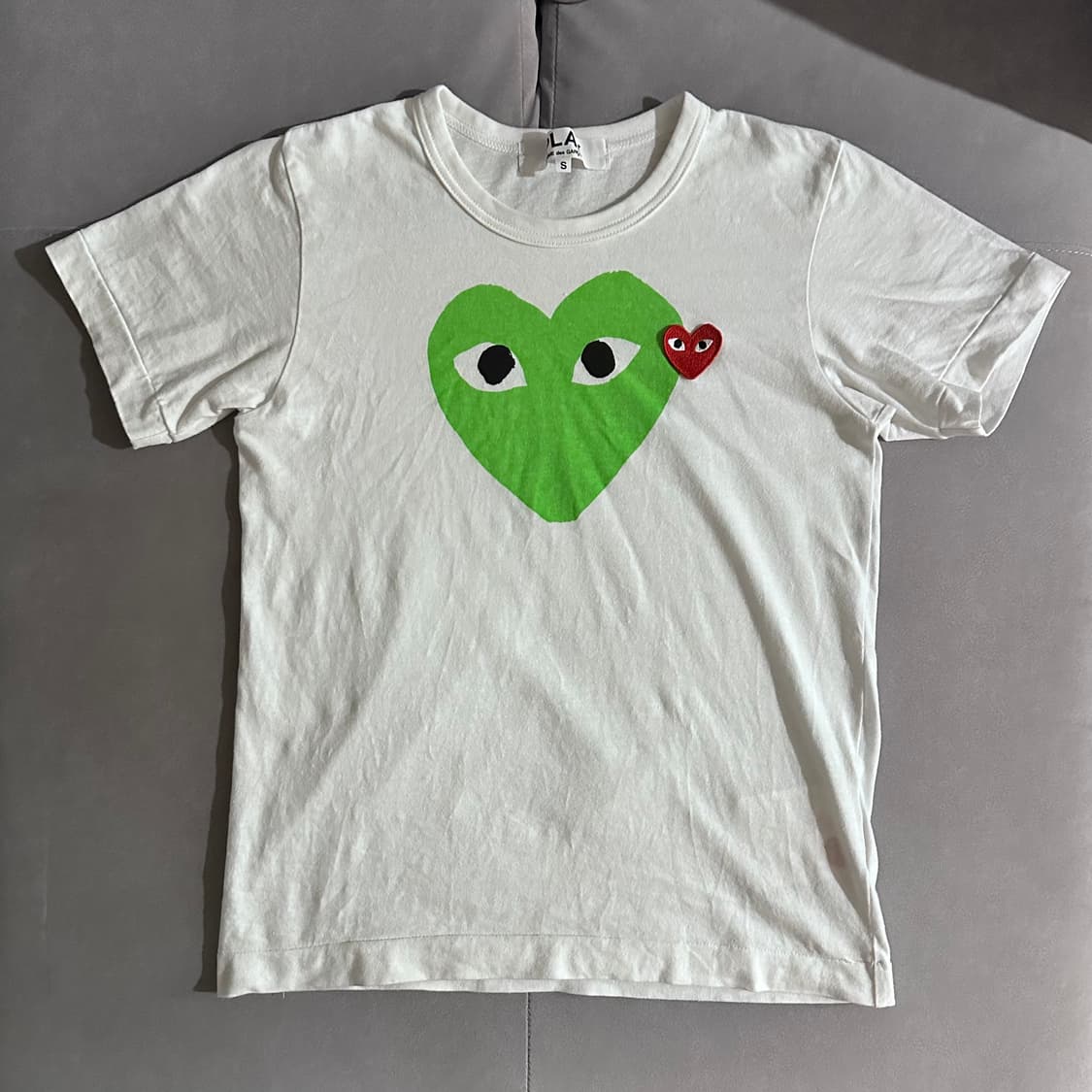 꼼데가르송 플레이 더블 로고 반팔 S 상품이미지1