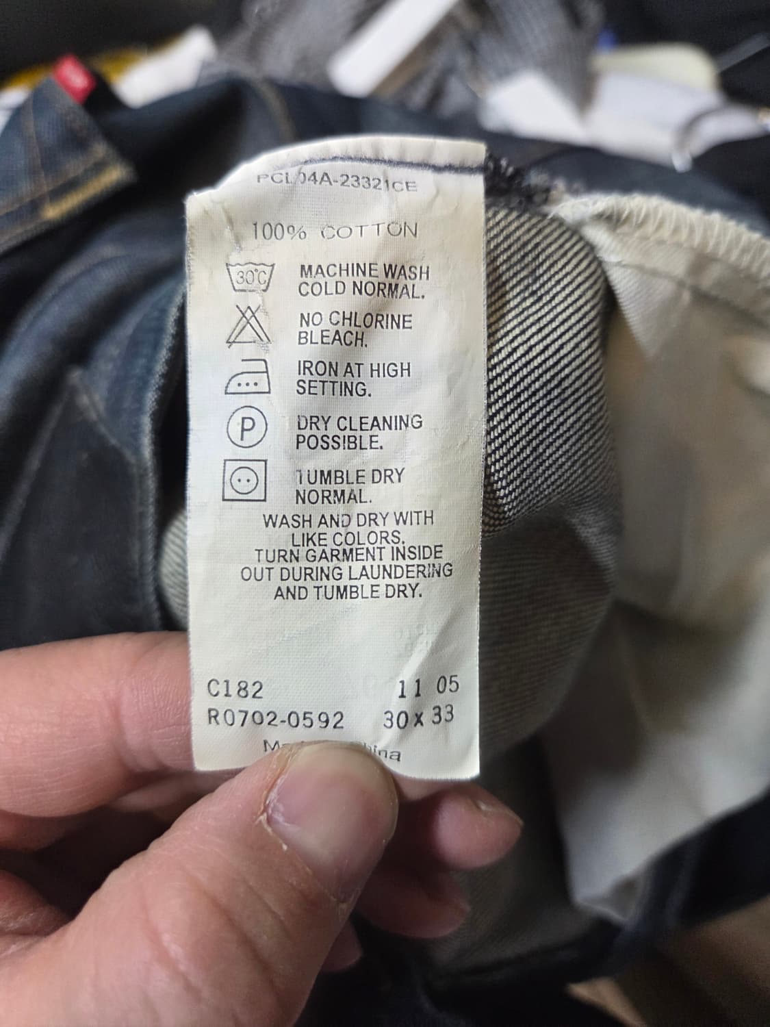 리바이스 올드스쿨 빈티지 데님팬츠 30 상품이미지6