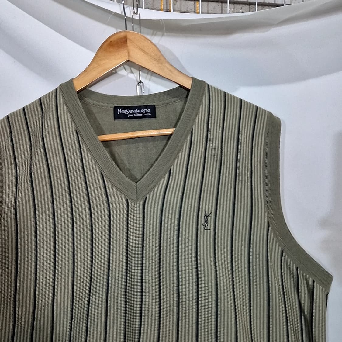 입생로랑 YSL 스트라이프 니트조끼 상품이미지2