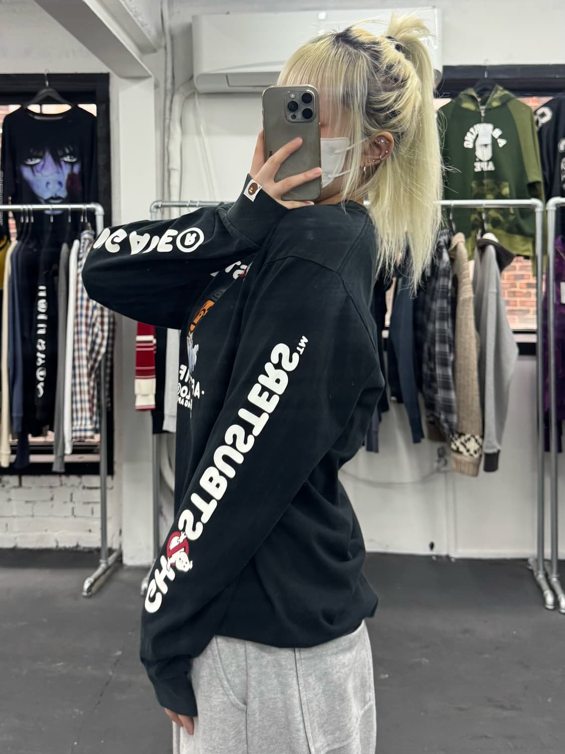 베이프 x 고스트 버스터즈 롱슬리브 상품이미지4