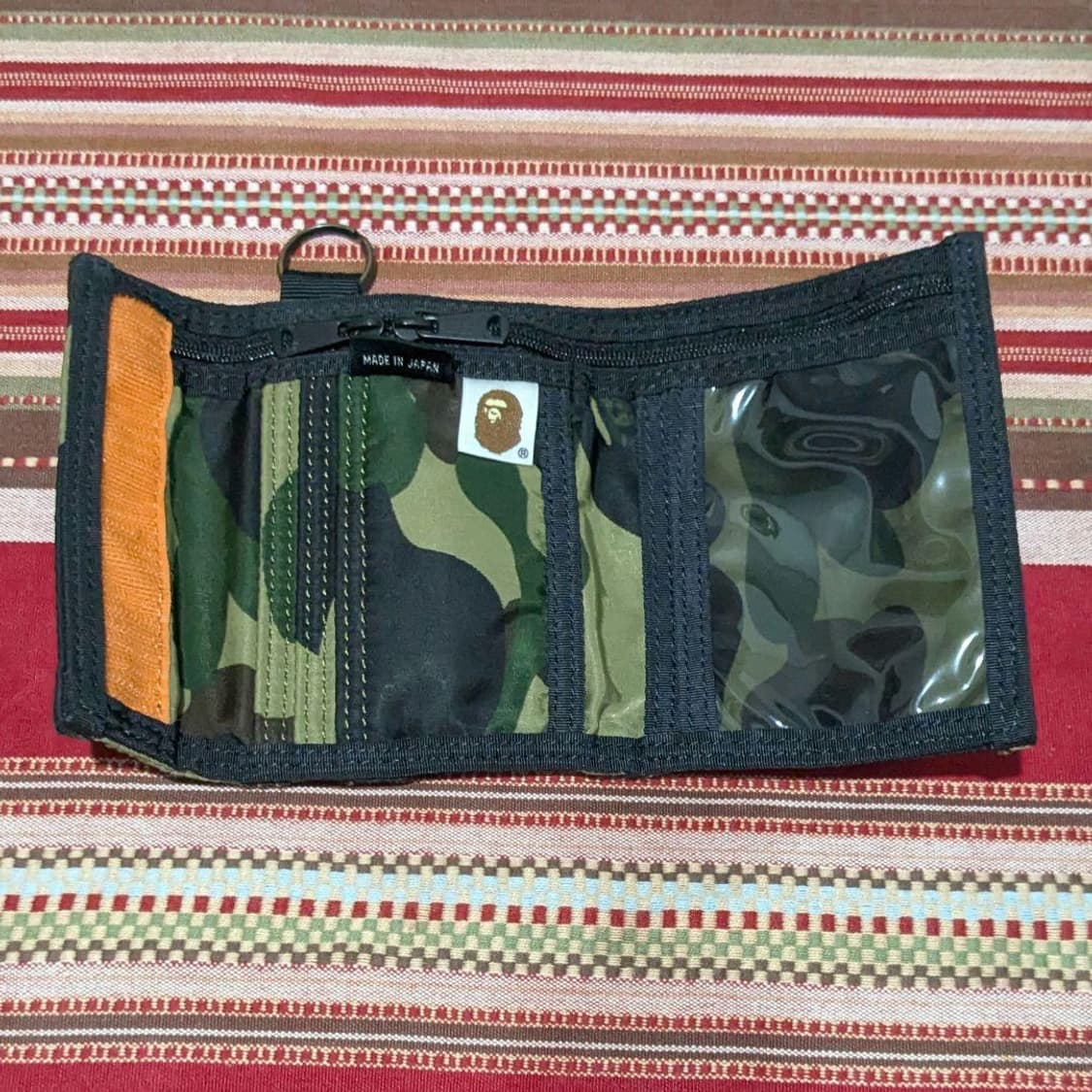 베이프 X 포터 퍼스트 카모 월렛 그린 상품이미지2