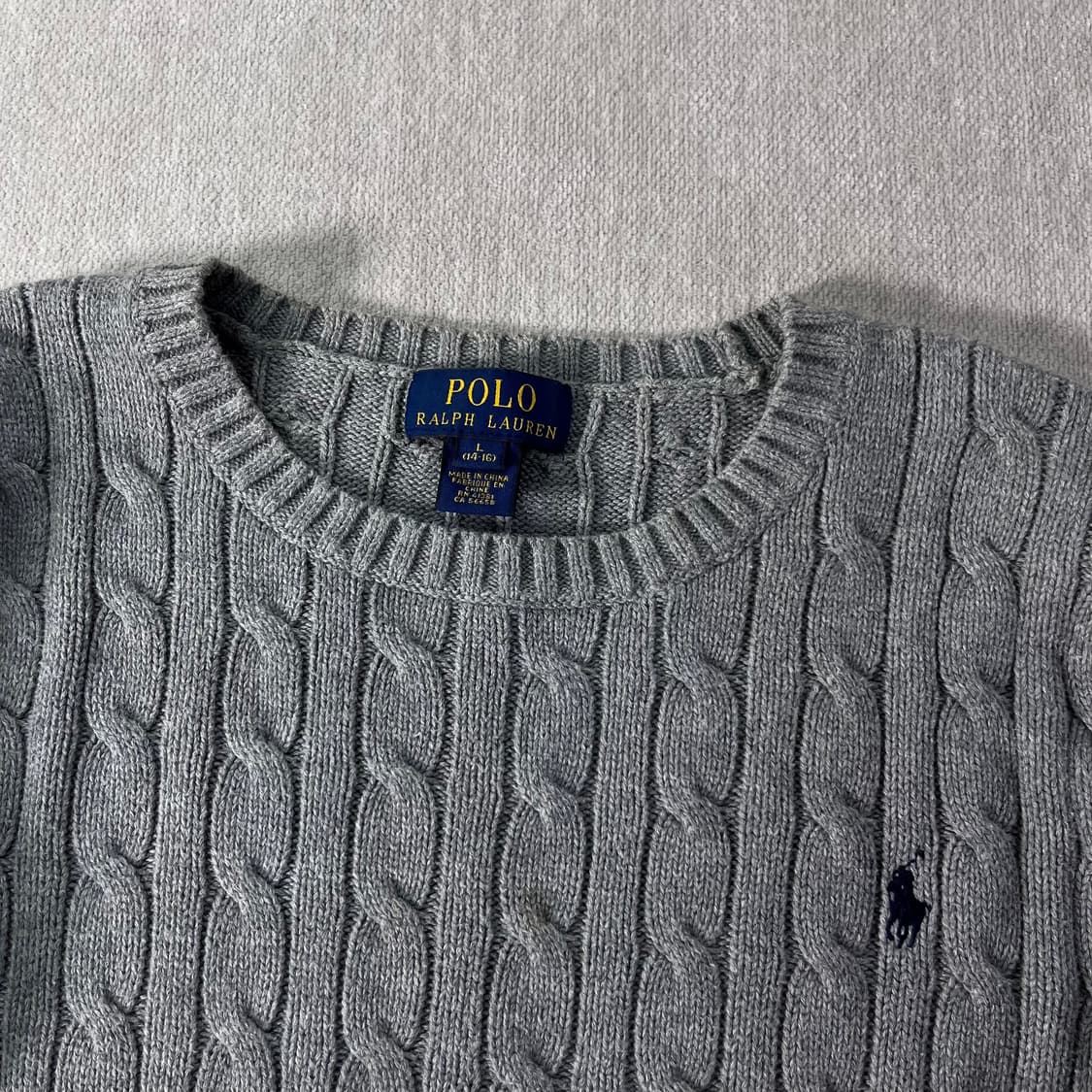 95 폴로랄프로렌 코튼 꽈배기 니트 상품이미지2