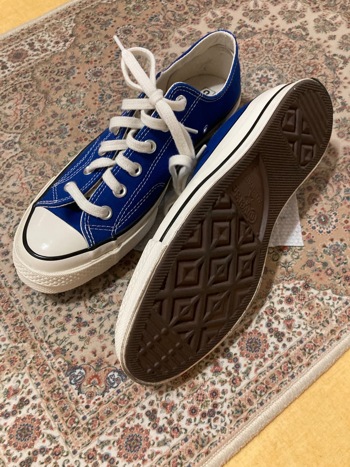 컨버스 척 70 로우 빈티지 캔버스 러쉬블루 168514C 상품이미지3