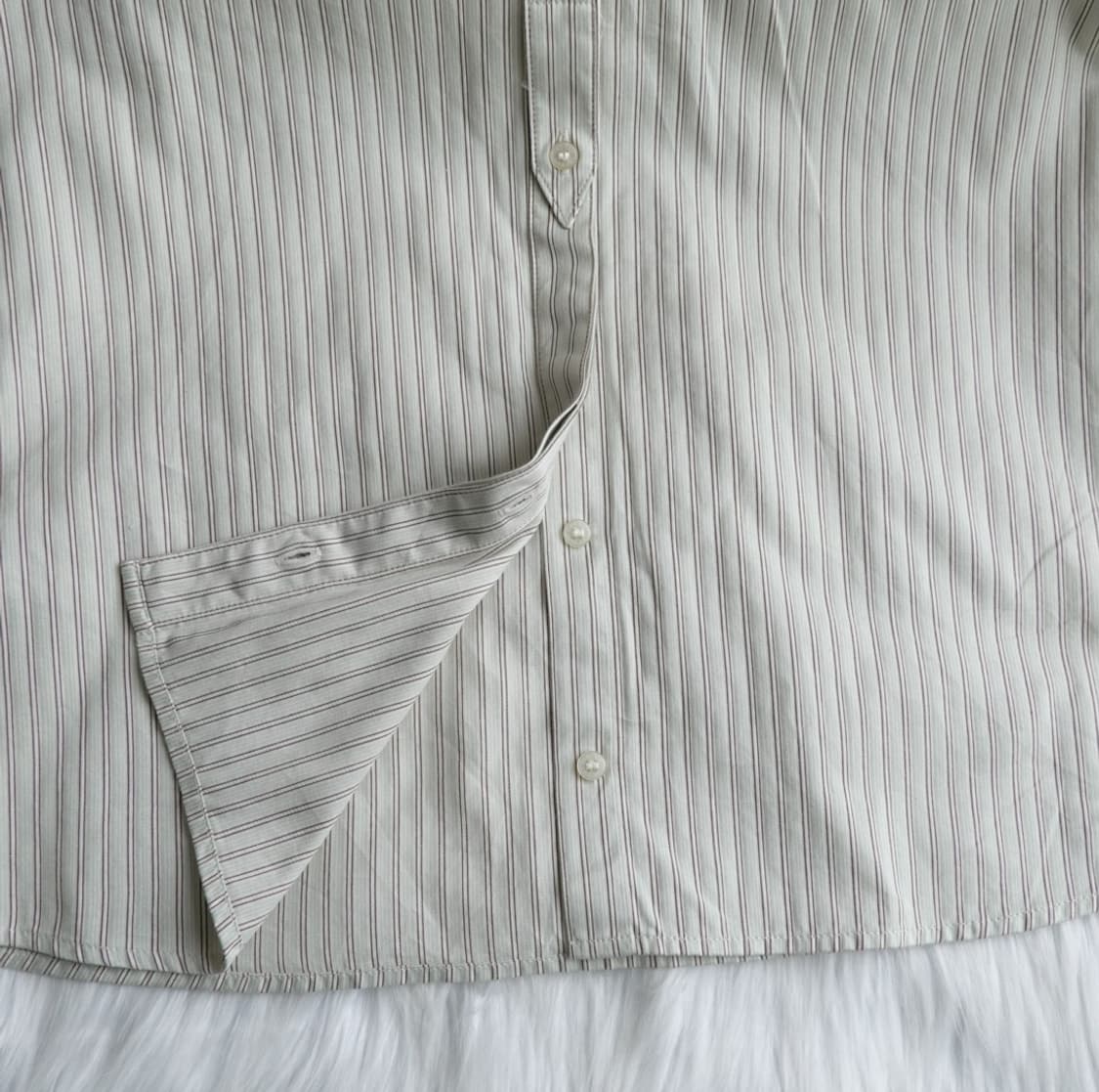 라코스테 스트라이프 코튼 셔츠 1926 상품이미지7