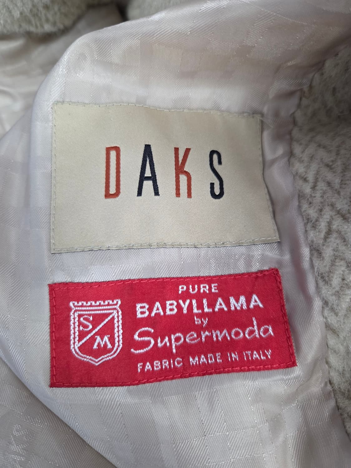 DAKS 닥스 퓨어 베이비라마 코트 베이지 상품이미지8