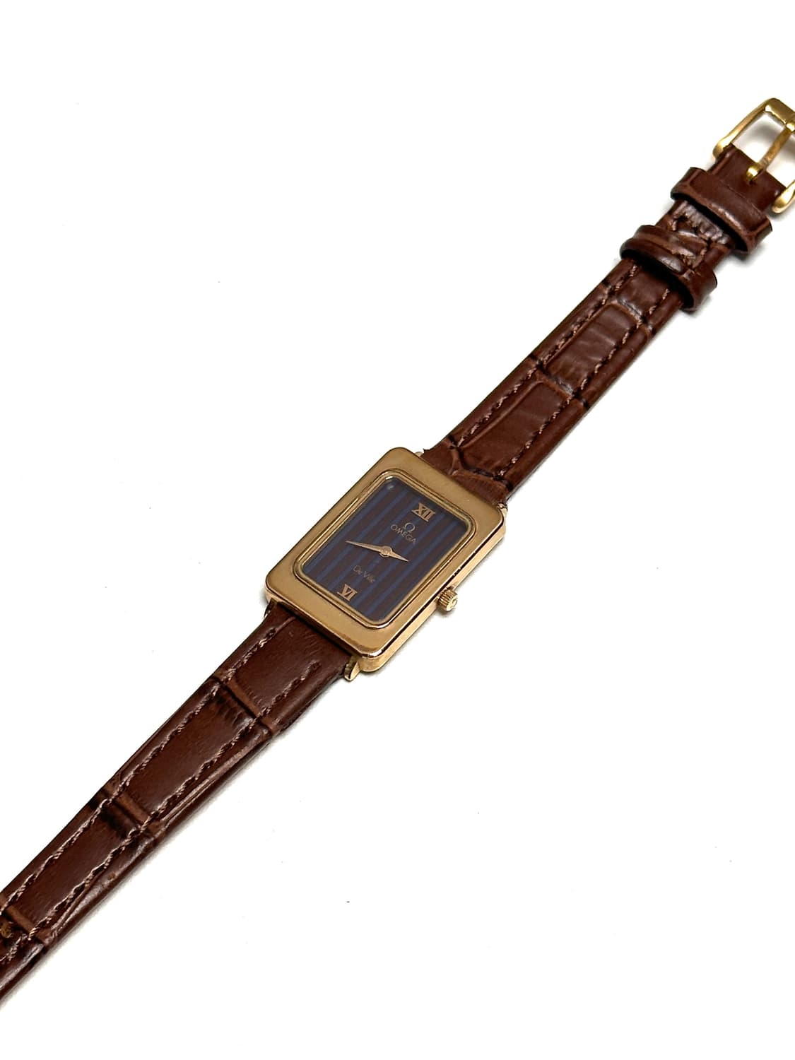 오메가 드빌 사각 골드 플레이트 쿼츠 시계 상품이미지1