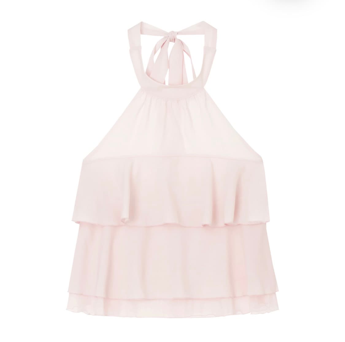 클리시어 Dear rosy chiffon halter blouse 상품이미지1