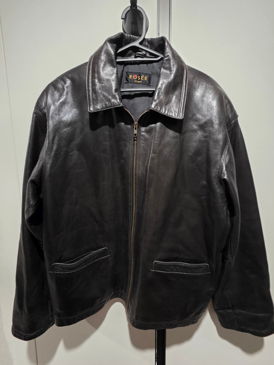 ROSEE 빈티지 양가죽가죽 자켓 105 상품이미지1