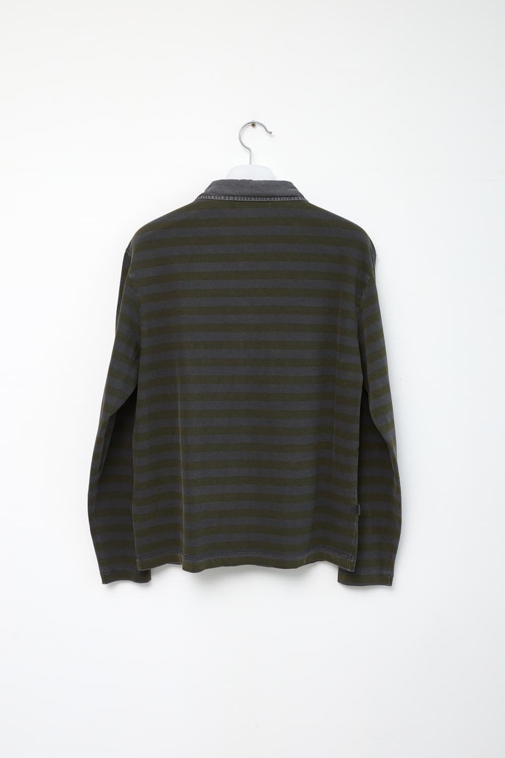 해칭룸 VTG Stripe Polo Tee Dyed Yellow 상품이미지2