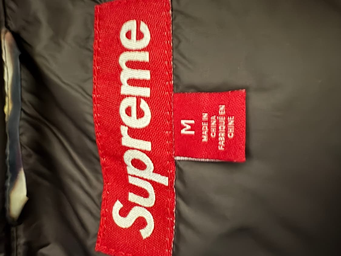 슈프림 마이크로 다운 하프 집 후드 풀오버 디어 M 상품이미지3