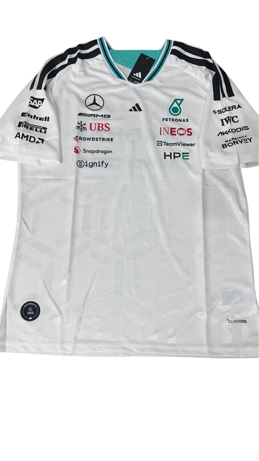 2026 F1 메르세데스 벤츠 페트로나스 반팔 유니폼 새상품 상품이미지1