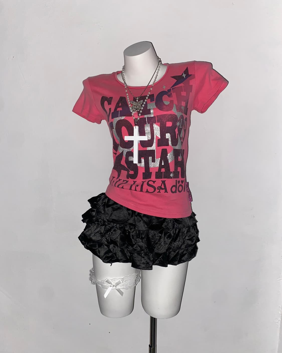 LIZ LISA doll Glitter T-Shirt  상품이미지1
