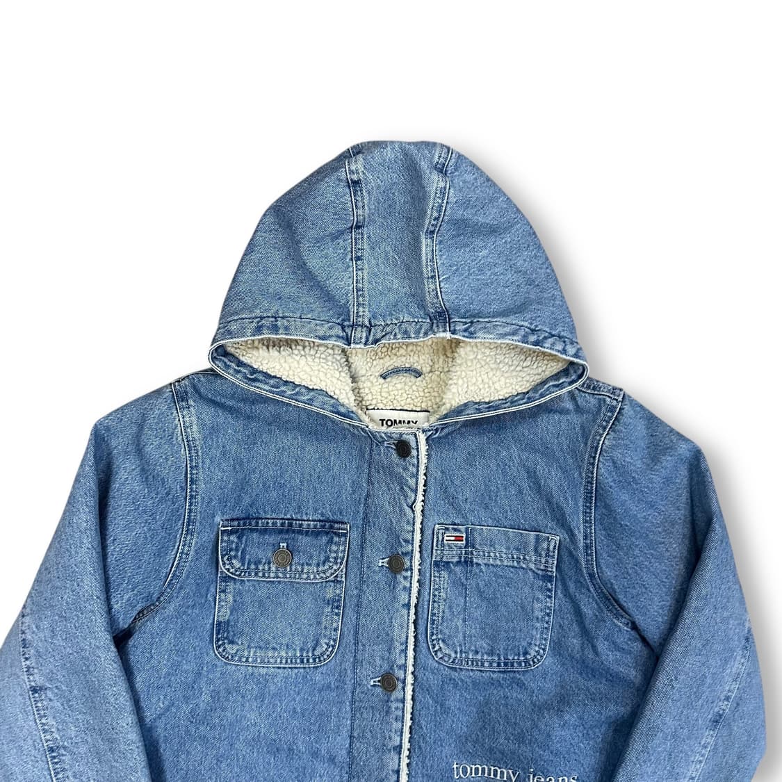 타미진스 양털 후드 데님 자켓 상품이미지2